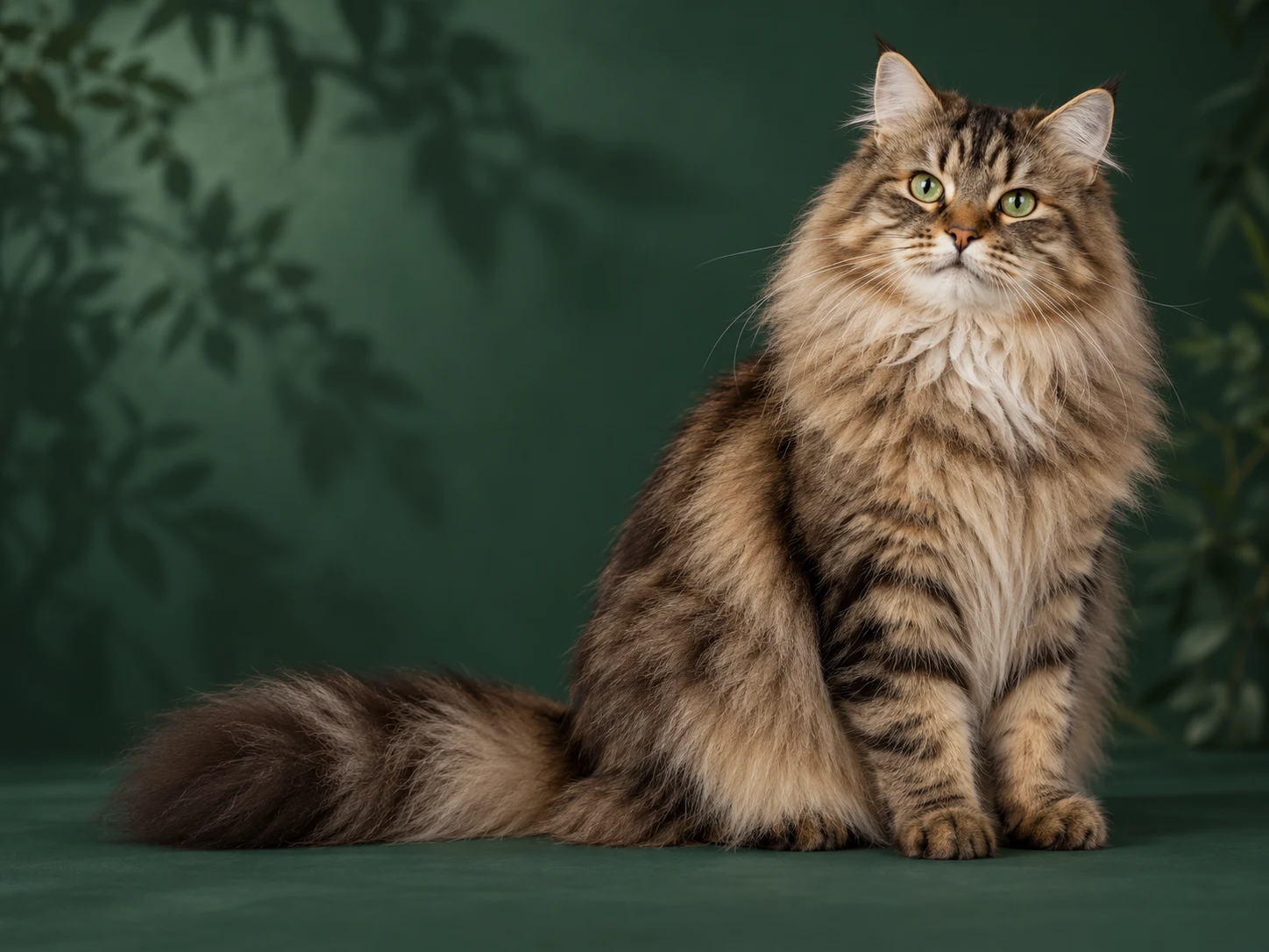 Демонстрационная иллюстрация сибирской кошки / Illustrative Siberian cat